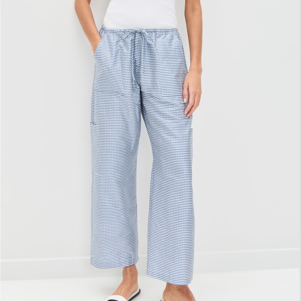 Donni. SOLD OUT The Silk Taffeta Drawstring Cargo Pants